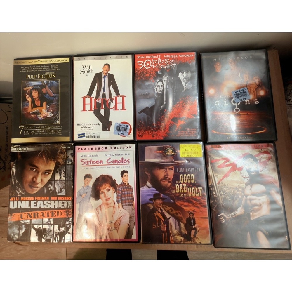 Lot of 8 DVD Movies Action‎ Comedy Drama